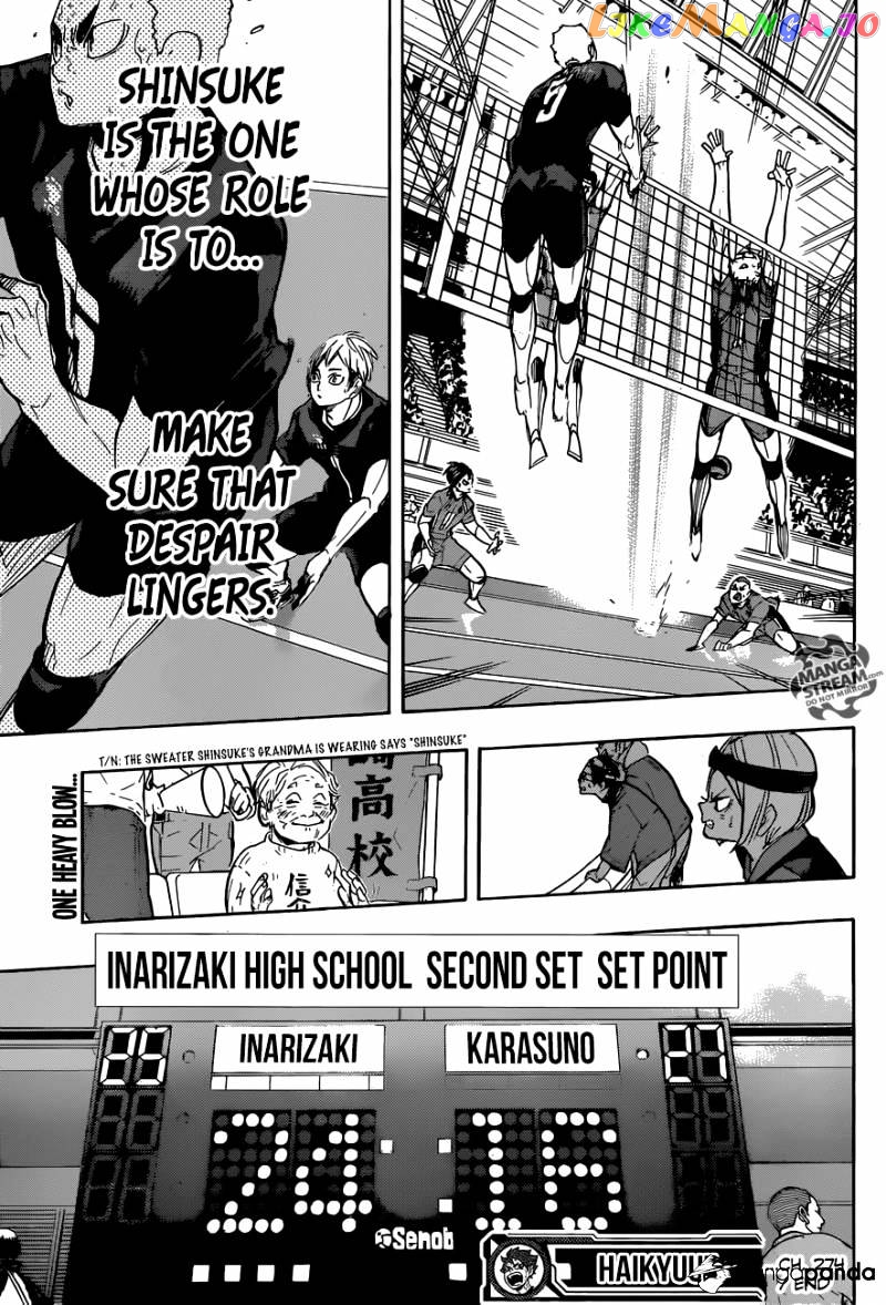 Haikyuu!!, Chapter 274 image 19
